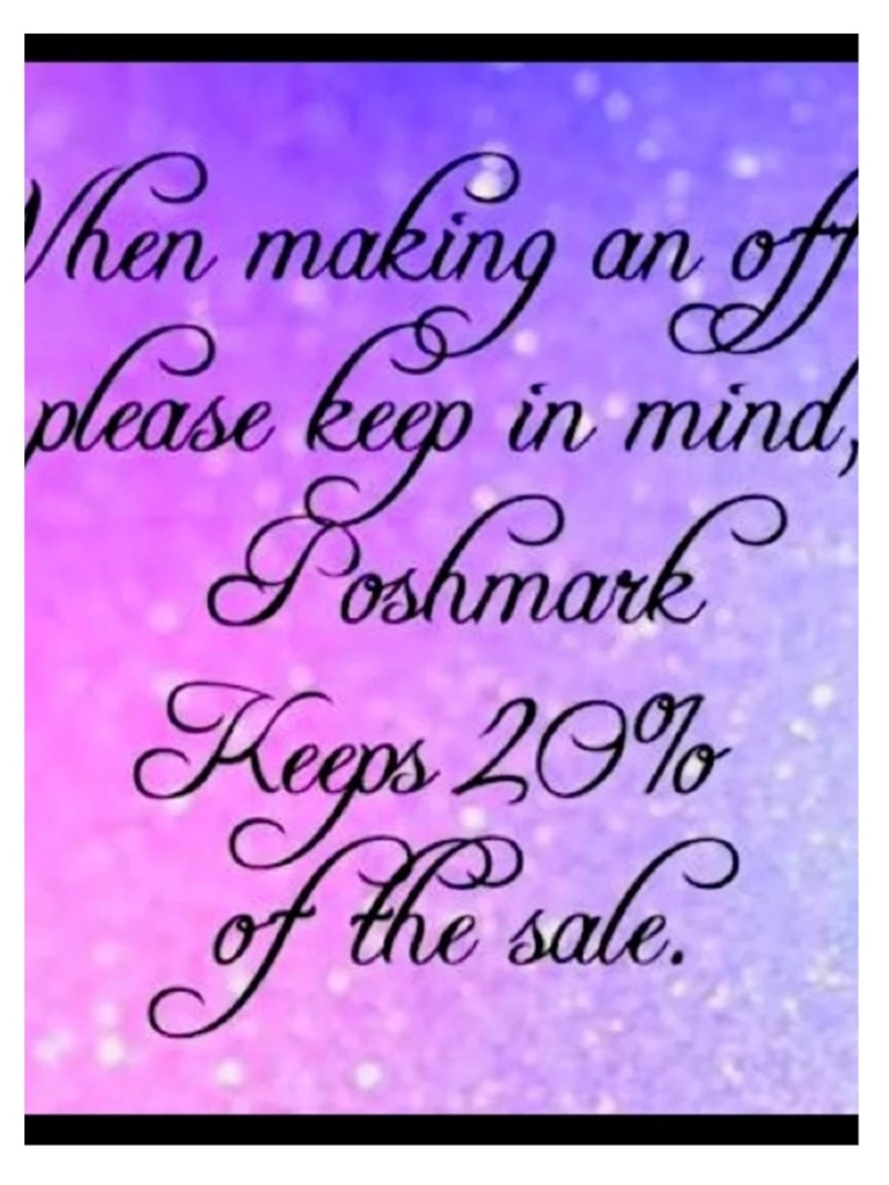 Reasonable Offers Always Welcome 🩷